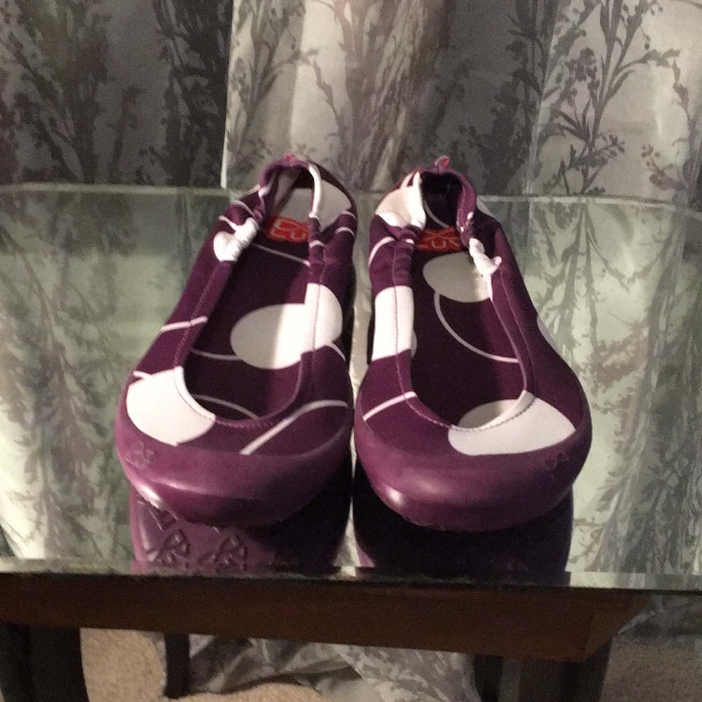 LUC POLKA DOT SLIP ONS